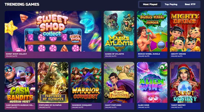 Prism Casino games