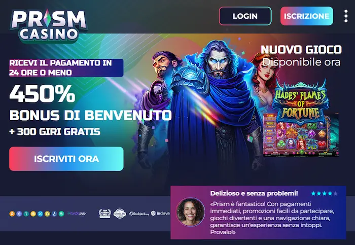 Prism Casino bonus